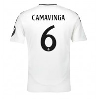 Real Madrid Eduardo Camavinga #6 Hjemmebanetrøje 2024-25 Kortærmet